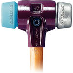 SIMPLEX soft-face mallets with cast steel housing and high-quality wooden handle EH 3019.
