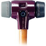 SIMPLEX soft-face mallets with cast steel housing and high-quality wooden handle EH 3023.