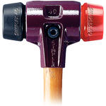 SIMPLEX soft-face mallets with cast steel housing and high-quality wooden handle EH 3027.