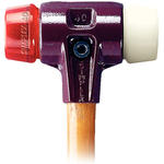 SIMPLEX soft-face mallets with cast steel housing and high-quality wooden handle EH 3068.