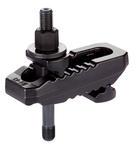 Support Extensions for straight clamps, slotted, with adjustable counter piece EH 23185.