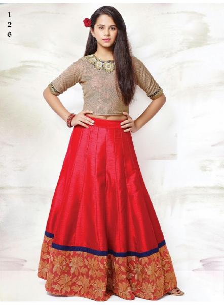 NF126 Ladies Designer Lehenga Choli, Size : 30 36