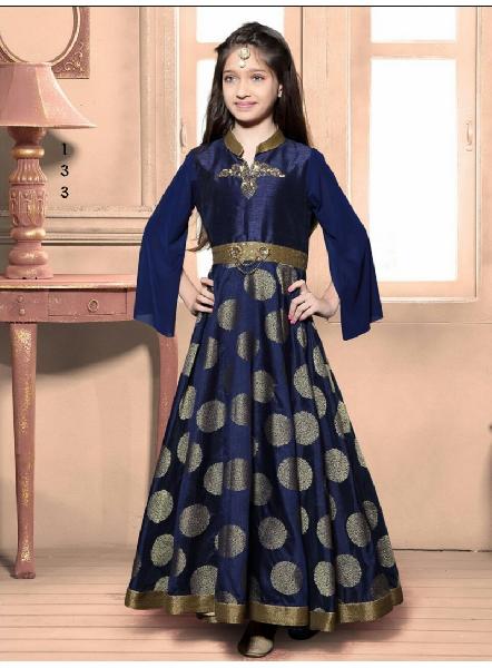 NF133 Girls Designer Gown, Size : 30 TO 36