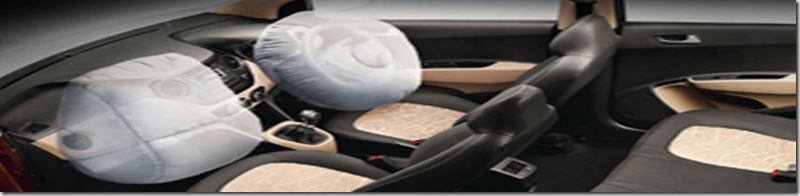 Proactive safety dual airbags