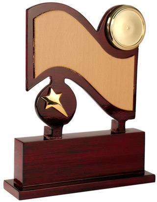 Polished Wooden Double Star Memento, Feature : Attractive Designs
