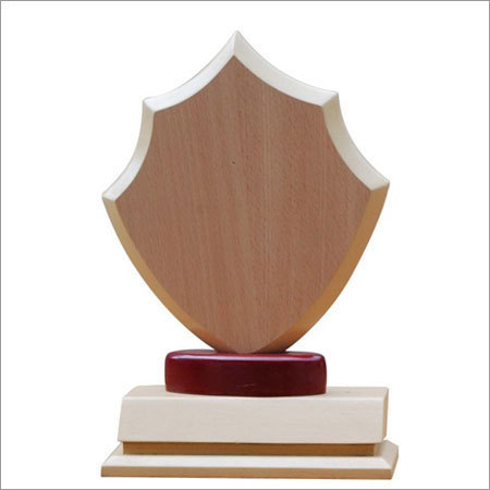 Wooden Promotional Trophy, Color : Brown