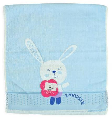 Sky Blue Rabbit Print Baby Hand Towel