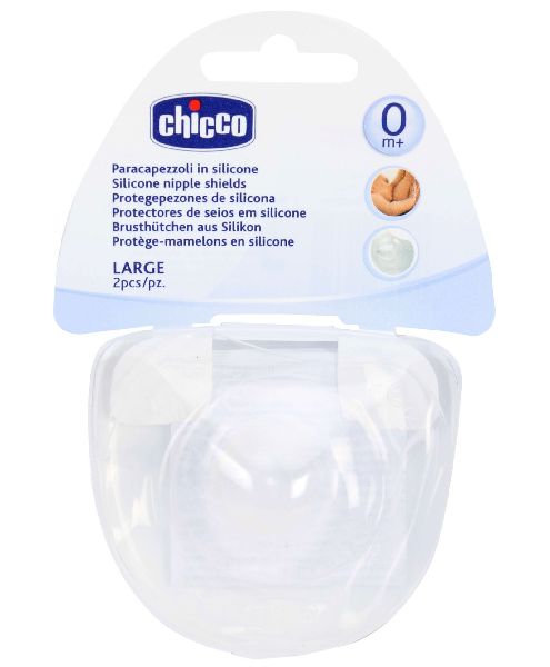 Chicco Silicone Nipple Shields - Large