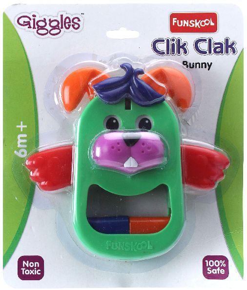 Green Funskool Click Clack Bunny