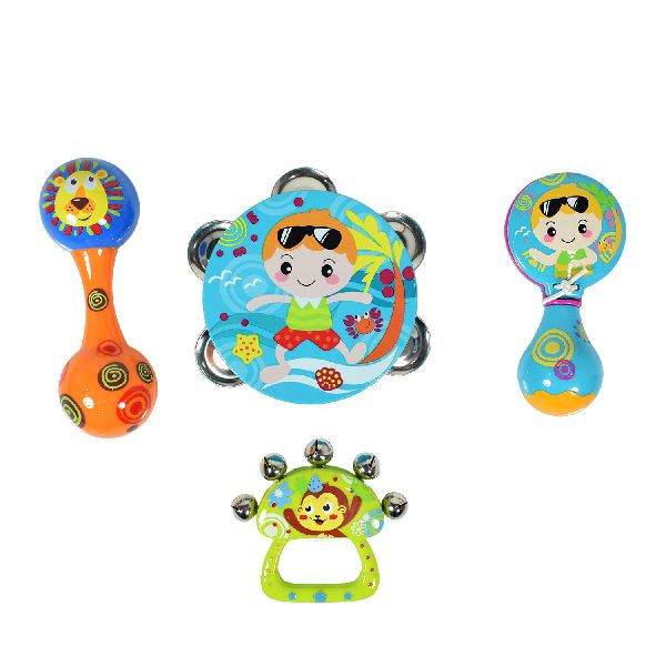 Huile Orff Music Rattles Pack of 4 - 3M+