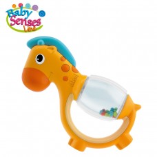 Polka Dot Giraffe Rattle Toy