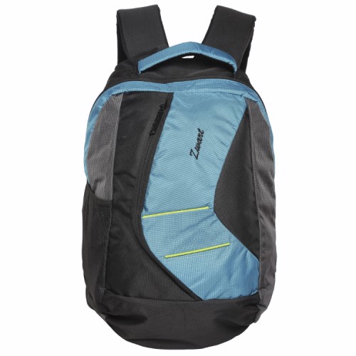 VEZIK-B Black Blue Backpack