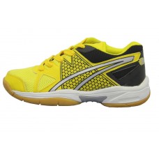 Yellow Burn S-600 Junior Squash Shoes