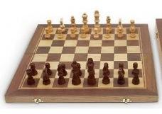 Burn Wooden Chess Board (Multicolor)