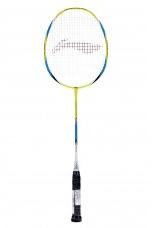 Li-Ning Pro-2600 G-Force Carbon Fiber Badminton Racquet, (Yellow/Blue)
