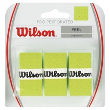 Wilson Pro Green Perforated Tennis OverGrip(Pack of 3)