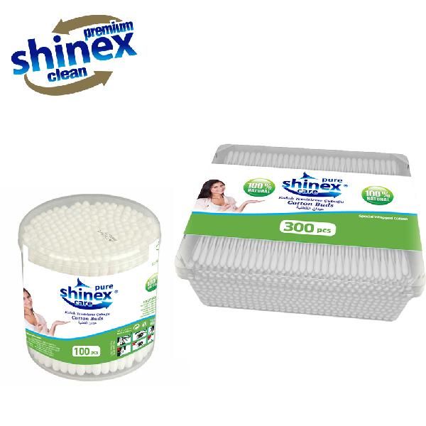 Shinex Cotton Buds 100 & 200 & 300 Pcs