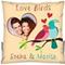 Customized Cushion - Love Birds