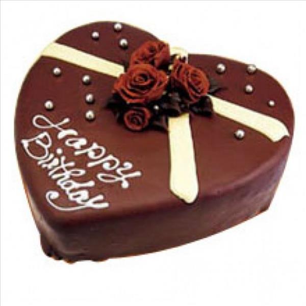 Heart Shape Chocolate Cake