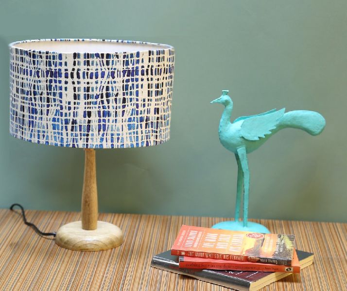 Table Lamp - Blue and White