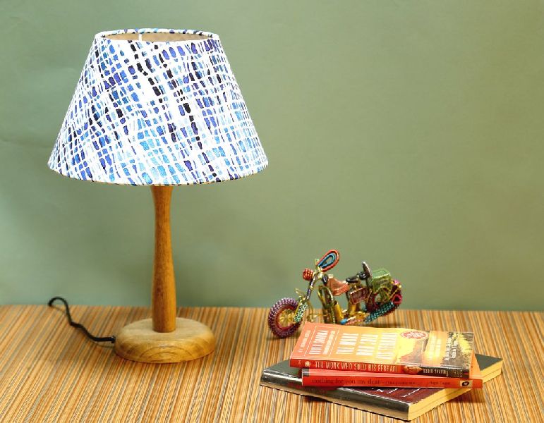 Blue Table Lamp Taper