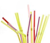 Plastic drinking straws