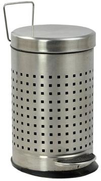 Square Perforated Pedal Bin