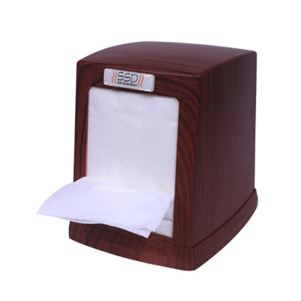 Tabletop Napkin Dispenser - Cube (Wooden)