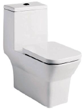 Single Piece Suite Water Closet, for Toilet Use, Feature : Concealed Tank, Dual-Flush, Hydraulic Seat Cover