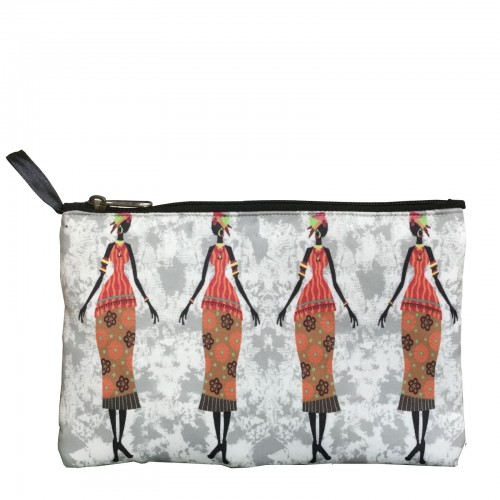 Lushomes African Lady Digital Printed Multi Utility Pouch