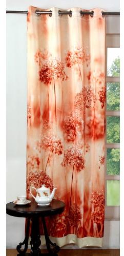 Lushomes Digitally Printed Jungle Polyester Blackout Doors Curtains