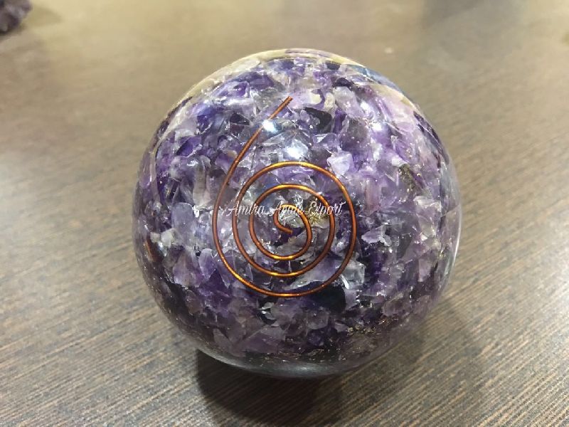 Amethyst Orgone Ball