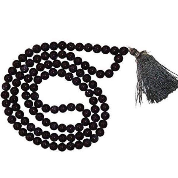 Black Obsidian Japa Mala - 108 Mala For Yoga