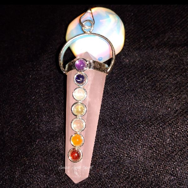 Chakra Double Point Pendants