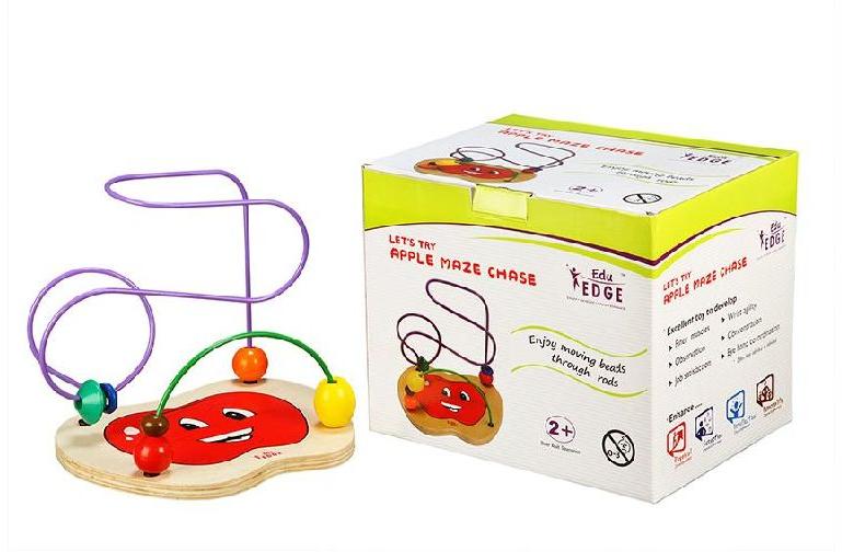 LET'S TRY - APPLE MAZE CHASE Educational toys