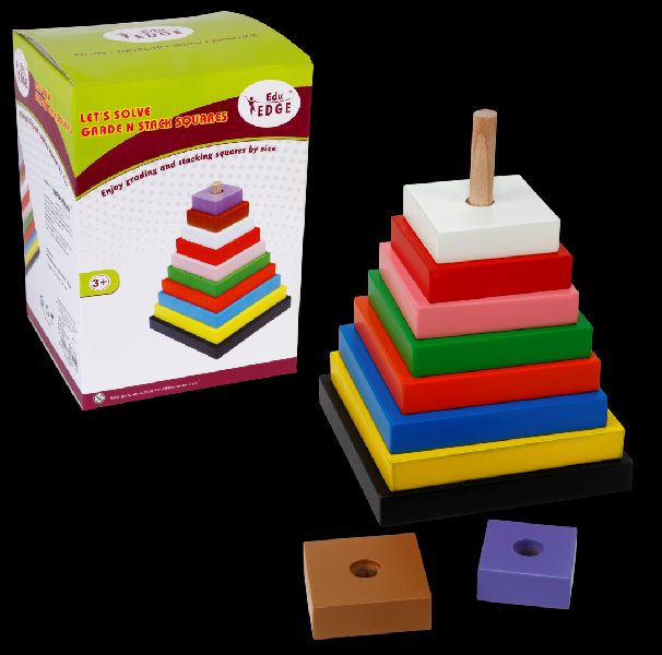 LET'S SOLVE GRADE N STACK SQUARES Educational Toy at Best Price in Mumbai