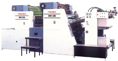 Two Colour Sheetfed Offset Printing Machine