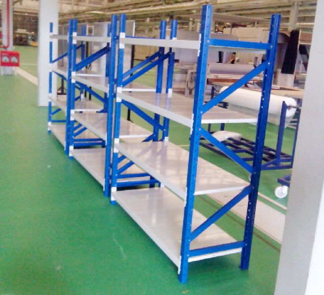 Iron Shelvin Industrial Racks, Feature : Anti Corrosive, Durable, High Quality, Shiny Look