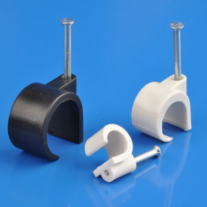 PVC Cable Clips, Color : White