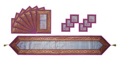 TR03-Purple Designer Table Runner