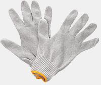 polyester cotton seamless knitted gloves