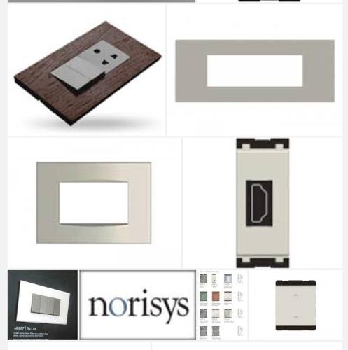 Plastic Norisys Electrical Switches, for Home, Office, Residential, Restaurants, Design : Standard