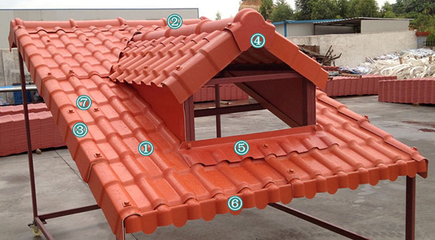 TRAPEZOIDAL UPVC ROOFING