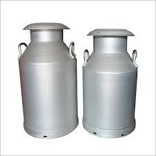 Metal Milk Containers, for Industrial, Color : Metallic