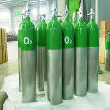 Metal Oxygen Gas Cylinders, for Industrial, Cylinders Type : Commercial