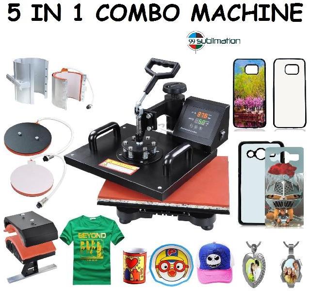 5 in 1 combo heat press machine - Ambition Gifts