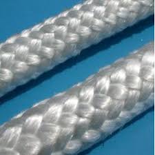 Fiberglass braided rope