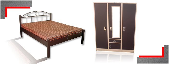 Metal Beds, Almirahs, Home Security Lockers and Sofa Sets!