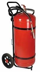 100 kg Capacity Trolley Mounted Fire Extinguisher