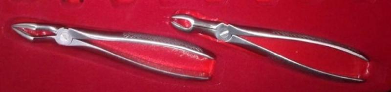 2 Pcs Extracting Forceps Set